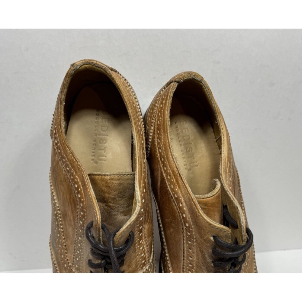 Bed Stu Lita Oxford Shoes Wingtip Cobbler Distressed Leather Women’s Size 10 - Picture 8 of 8